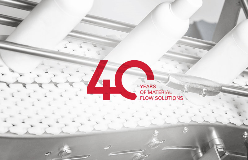 FLEXLINK CELEBRATES FOUR SUCCESSFUL DECADES OF MATERIAL FLOW SOLUTIONS